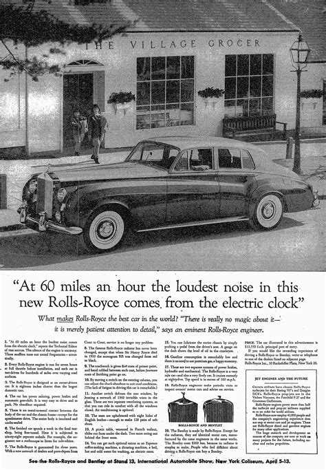 ogilvy rolls royce ad|david ogilvy copywriting examples.